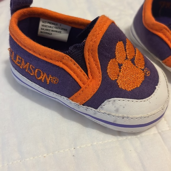 Set of 2 Clemson baby slippers - Picture 2 of 3